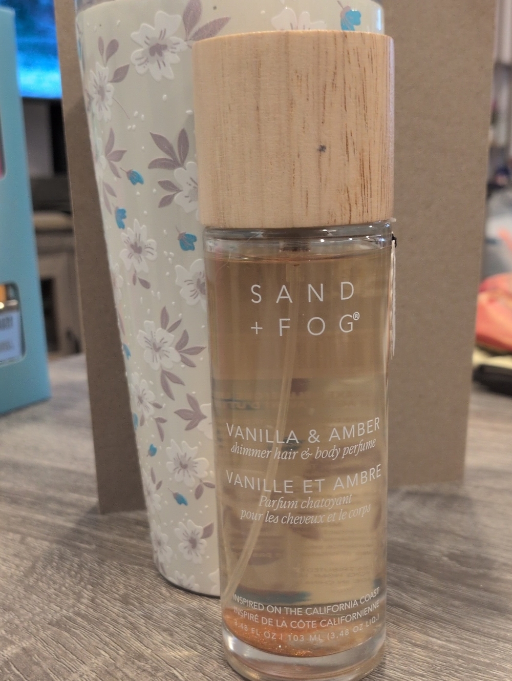 Sand And Fog Vanilla & Amber Shimmer Hair & Body Spray